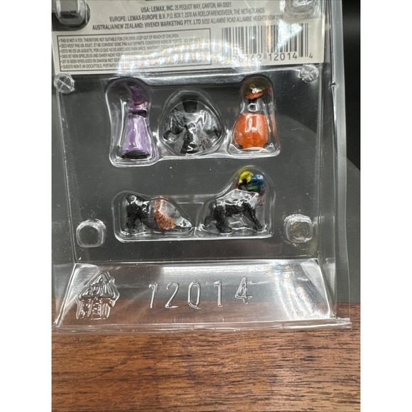 Lemax Spooky Town Halloween Cats -Set Of  5-Halloween Village Carnival - Picture 3 of 4